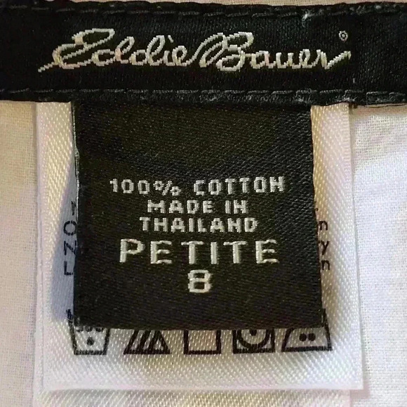 Eddie Bauer floral skirt | A-line | Pockets | 8 Petite - Picture 6 of 7